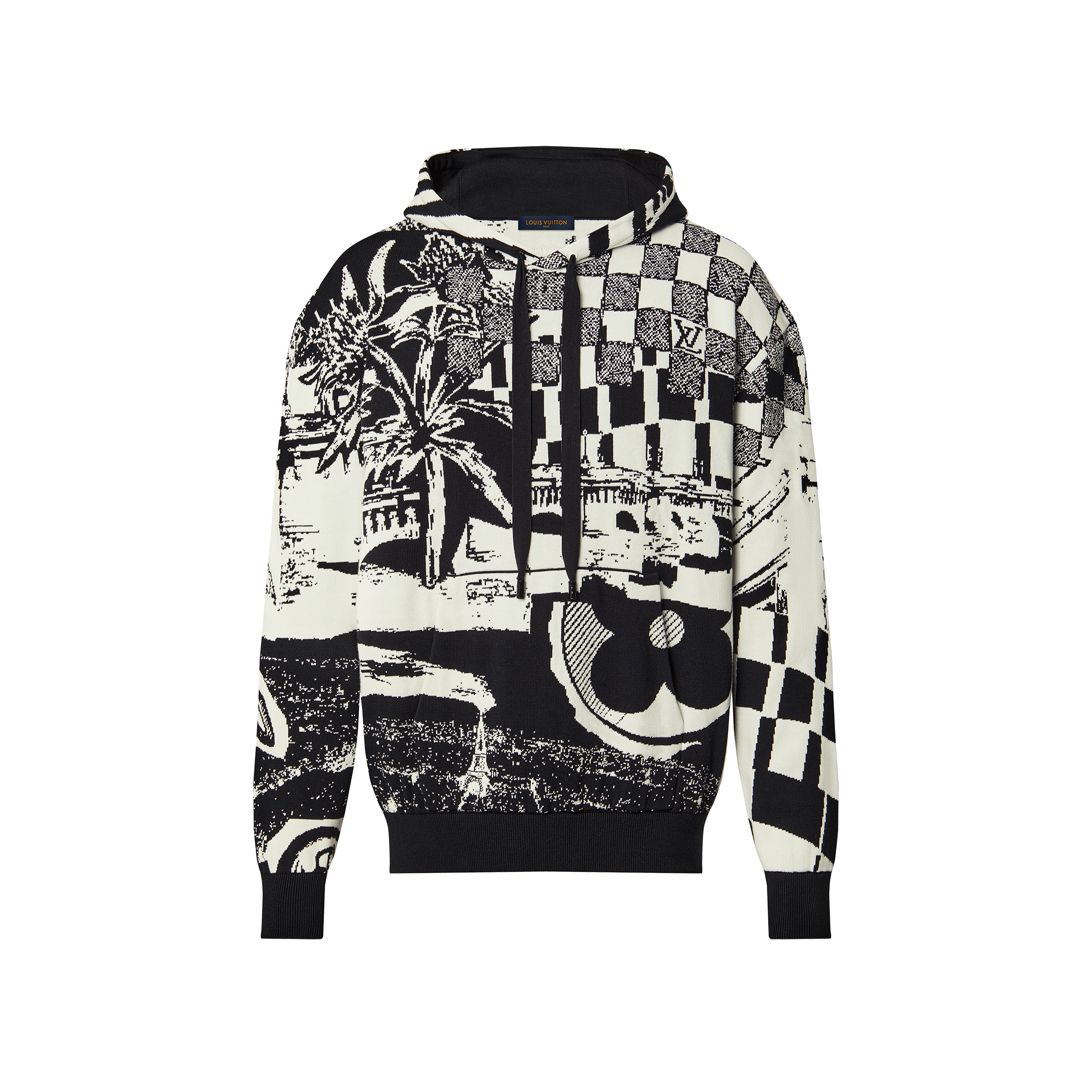 Louis vuitton all 2025 over print hoodie